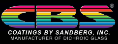 Dichroic Glass Manufacturer | Coatings by Sandberg Logo
