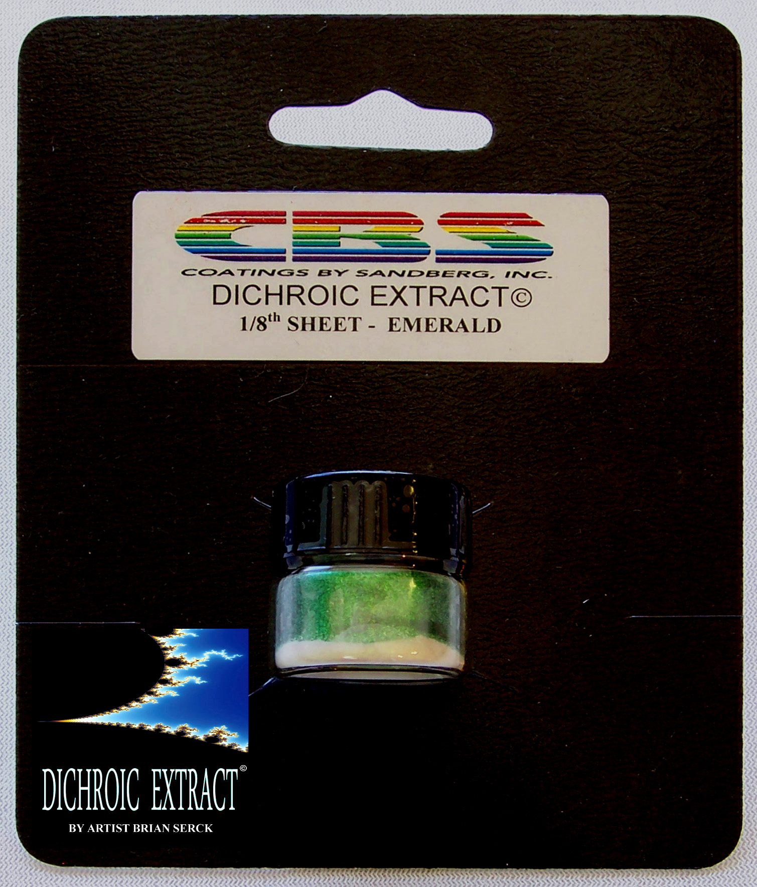 CBS Dichroic Extract Emerald 1/8 Sheet