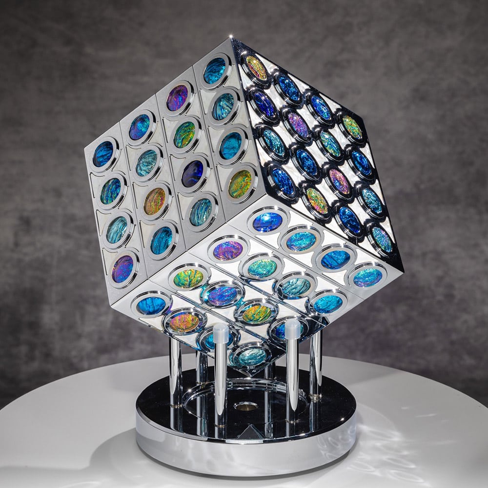 Jeffrey Honsberger - Dichroic Metal Cube